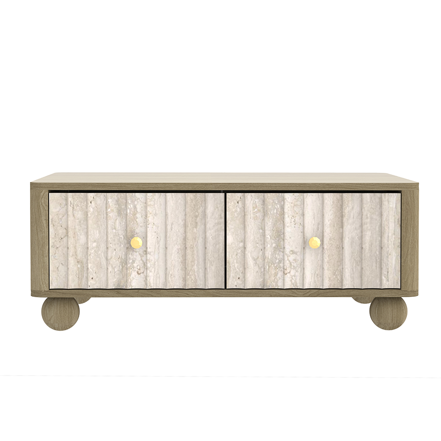Pebble Groove Coffee Table